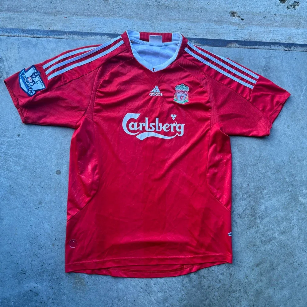 Adidas Liverpool FC 2006/07 Home Jersey Red Carlsberg Premier League Mens Large